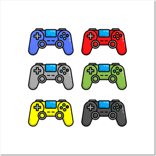 6 Game Controllers Posters and Art